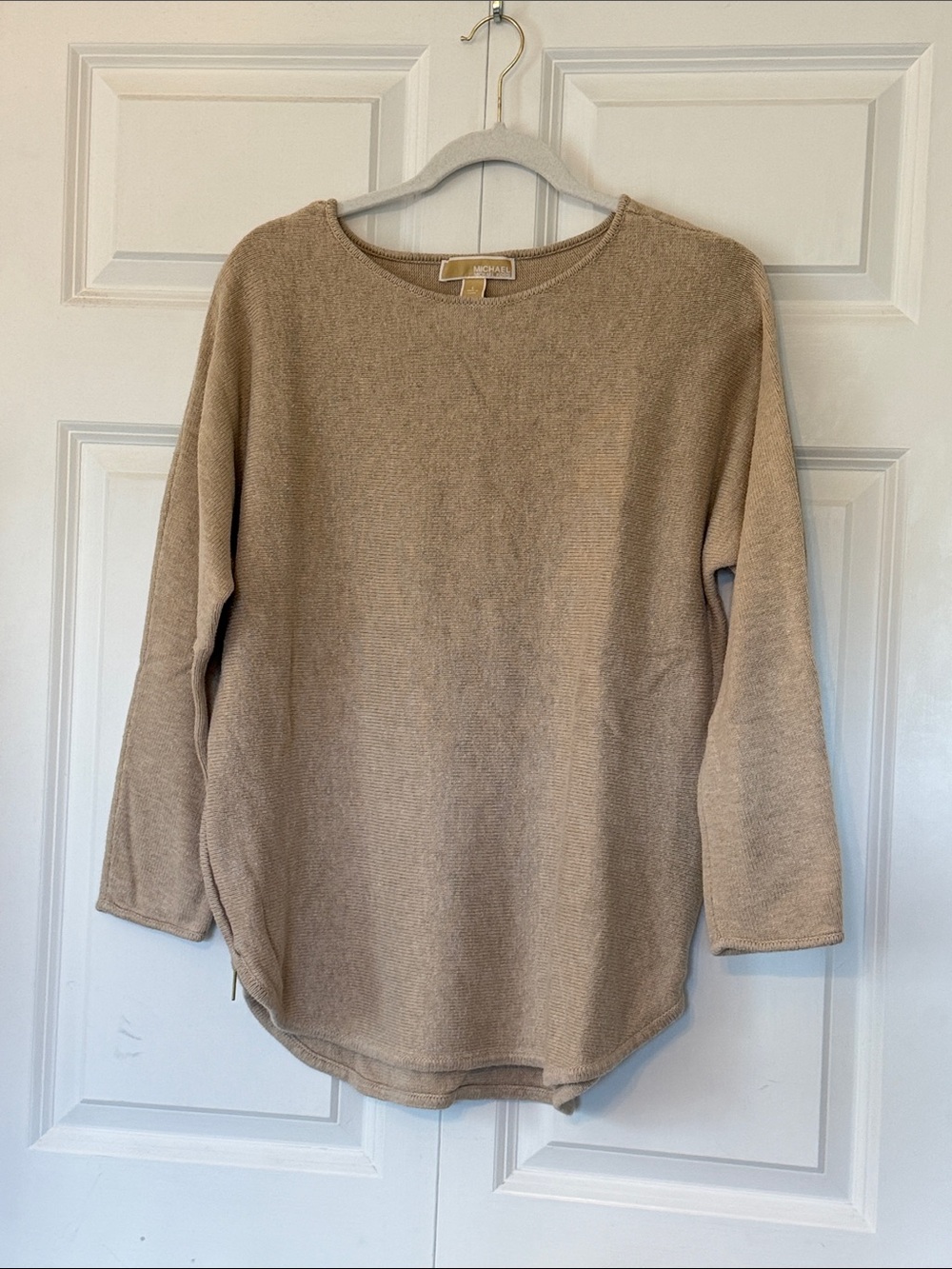 Michael Kors Taupe Crewneck Sweater